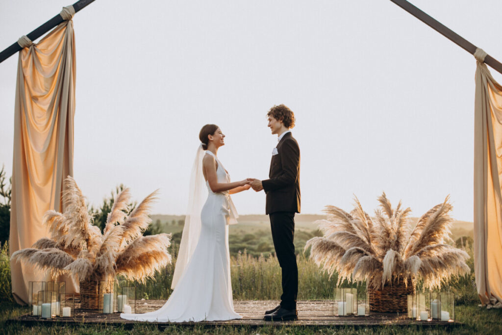 Herbes Pampa : Décoration de Cérémonie de Mariage