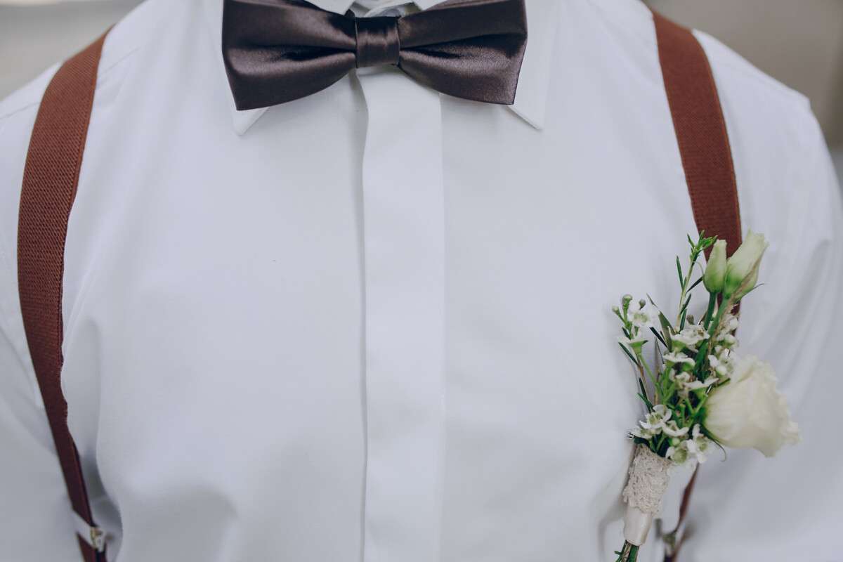 Témoins du Marié : Tenue Champêtre Parfaite aux tons Blanc, Marron et Terra Cotta !